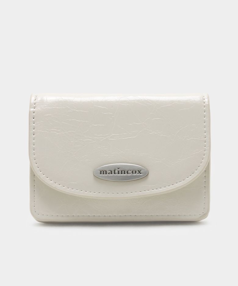 Auris Card Wallet - Cream