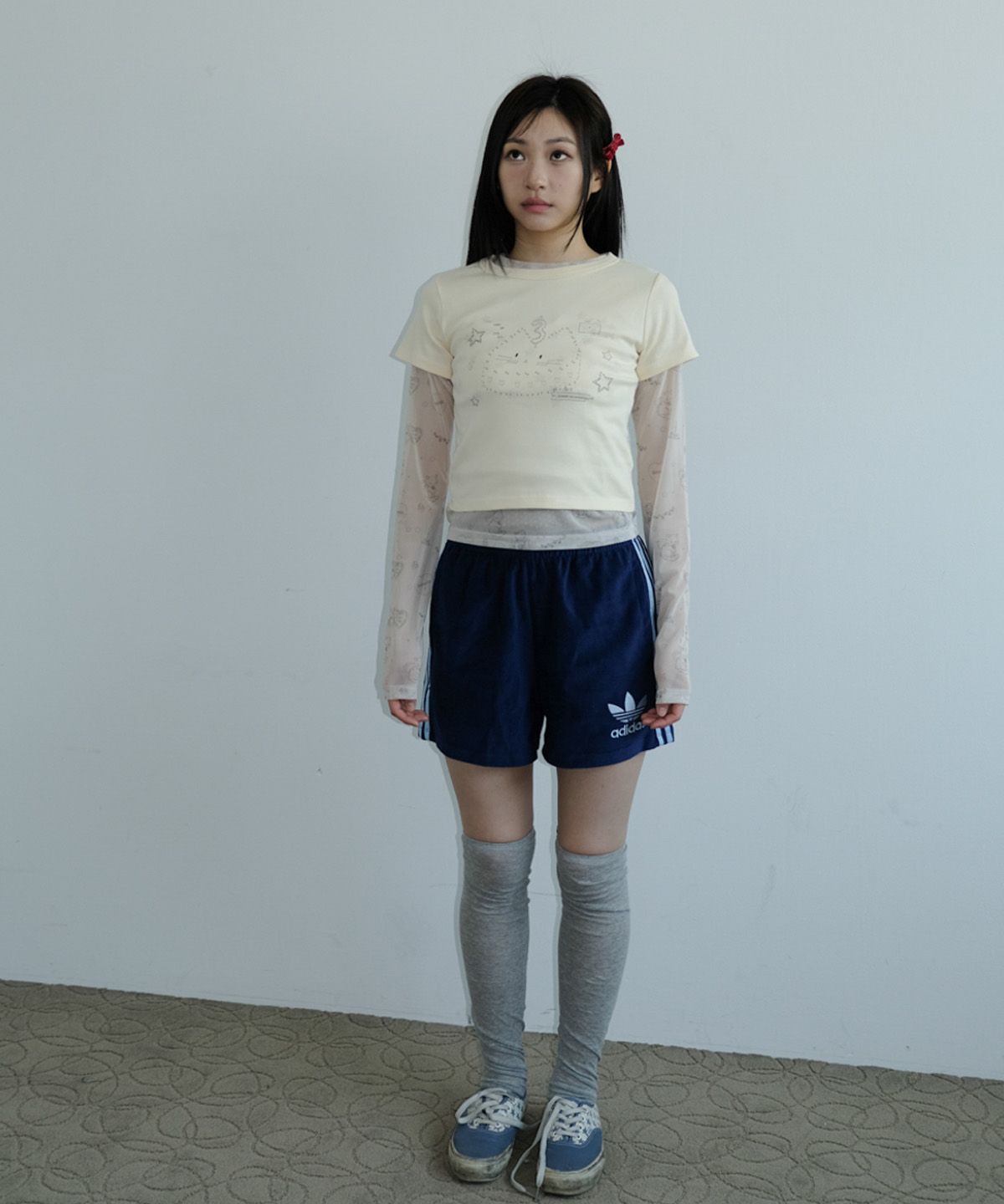 샤키리(SHAKIRI) Birthday Kiri Top_Cream