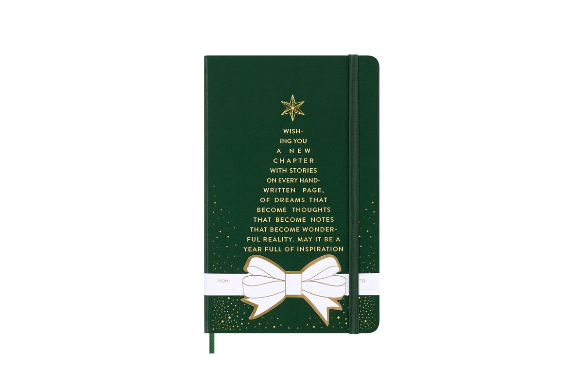 몰스킨(MOLESKINE) [24홀리데이]룰드/머틀 그린 하드 L