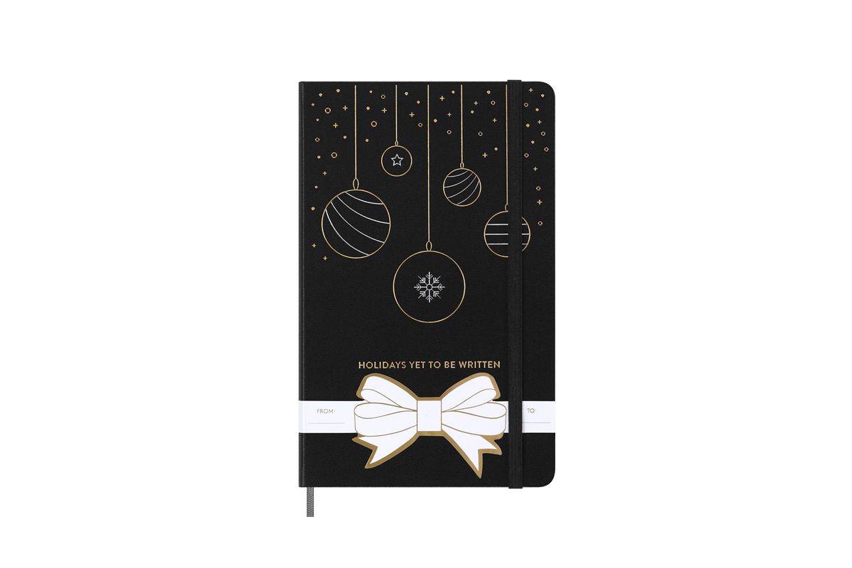 몰스킨(MOLESKINE) [24홀리데이]룰드/블랙 하드 L