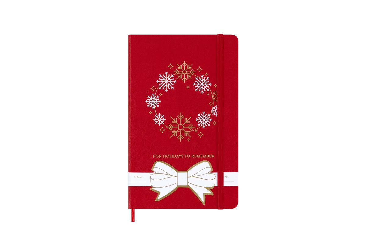 몰스킨(MOLESKINE) [24홀리데이]룰드/스칼렛 레드 하드 L