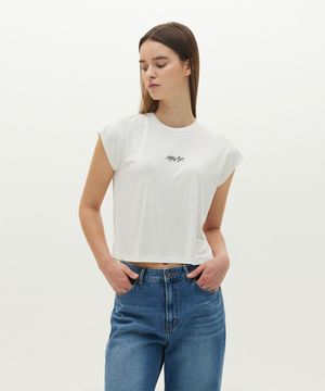 Logo basic slim T-shirt
