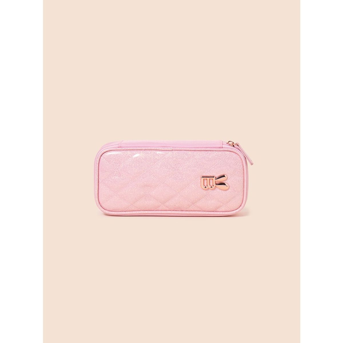 빈폴 키즈(BEANPOLE KIDS) 리본 퀼팅 여아 필통  핑크 (BI51D2G22X)