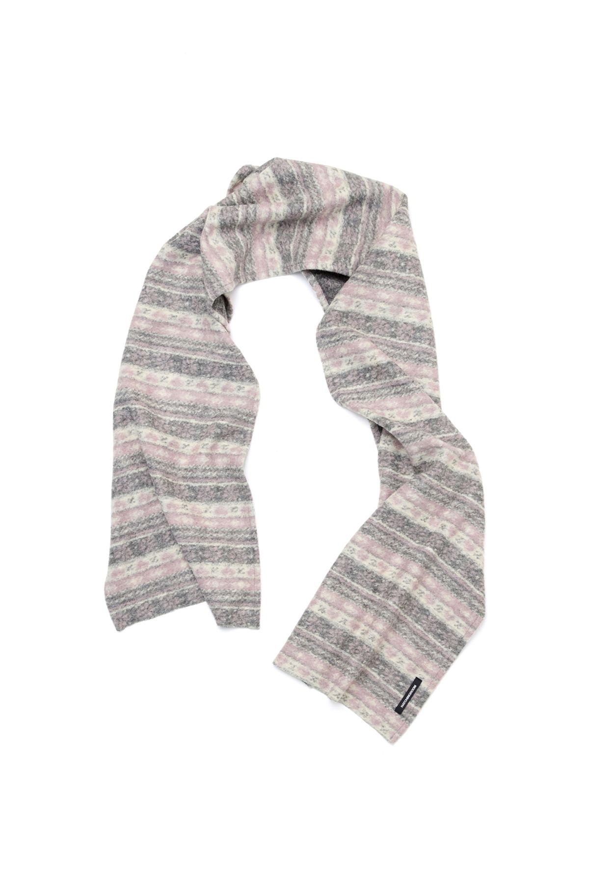 해칭룸(HATCHINGROOM) Heart Wool Muffler Grey