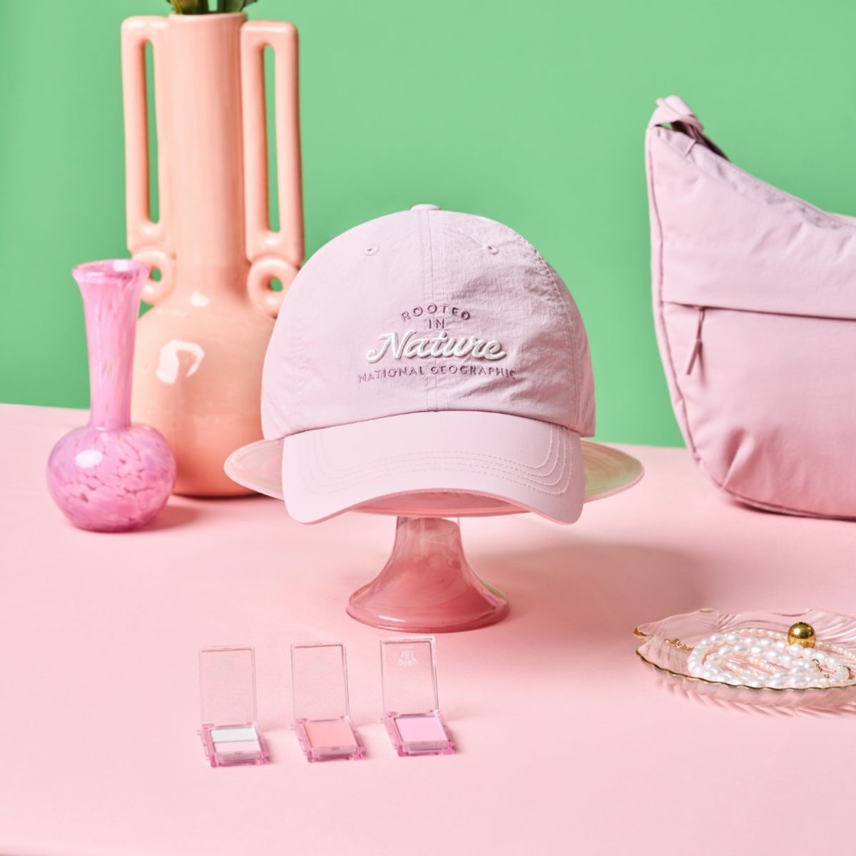 내셔널지오그래픽(NATIONALGEOGRAPHIC) N255AHA560 와샤경량캡 PINK