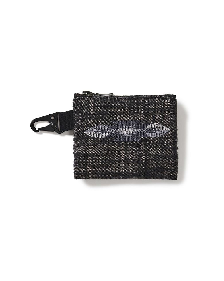 Ortega pouch key ring / Black purple