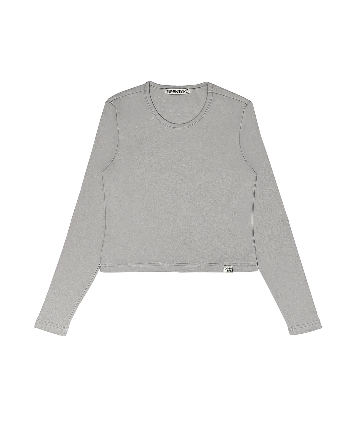 오픈타입(OPENTYPE) Classic Slim Long Sleeves (LIGHT GREY)