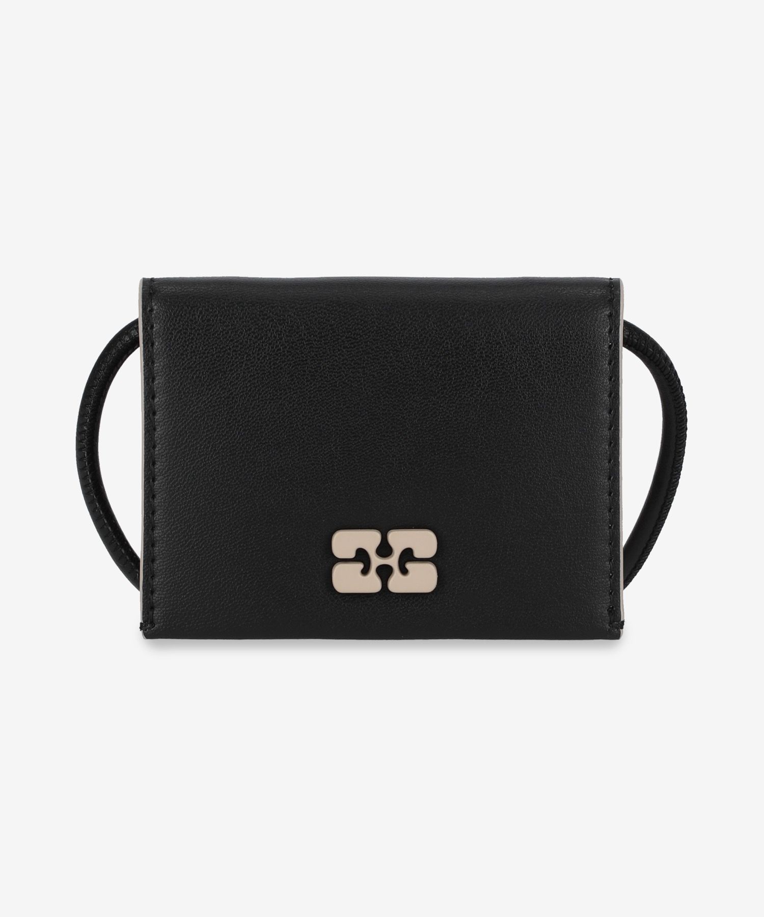 ★Ganni★ Gani Bous Strap Card Holder Black A5396099 MUSINSA | GANNI Gani Bous Strap Card Holder - Black / A5396099