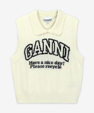 그래픽 울 믹스 칼라 베스트 - 에그렛 / K2463135