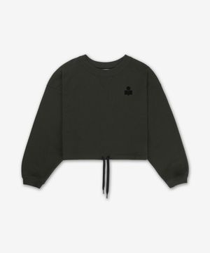 마고 로고 맨투맨 - 페이드블랙 / SW0005FAA1M07E02FK