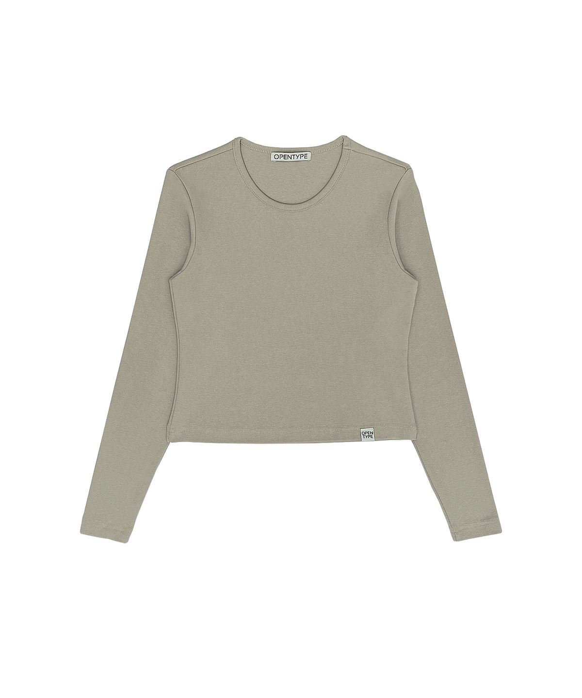 오픈타입(OPENTYPE) Classic Slim Long Sleeves (LIGHT BEIGE)