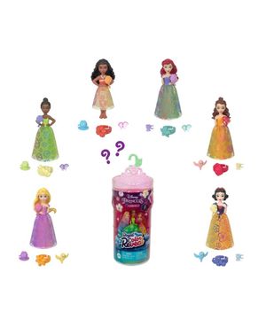 마텔  디즈니 로열 칼라리빌 인형 블라인드팩_물에 넣으면 디즈니공주가 짠_랜덤1