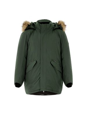 프레스티지 포켓 구스 다운 점퍼-카키