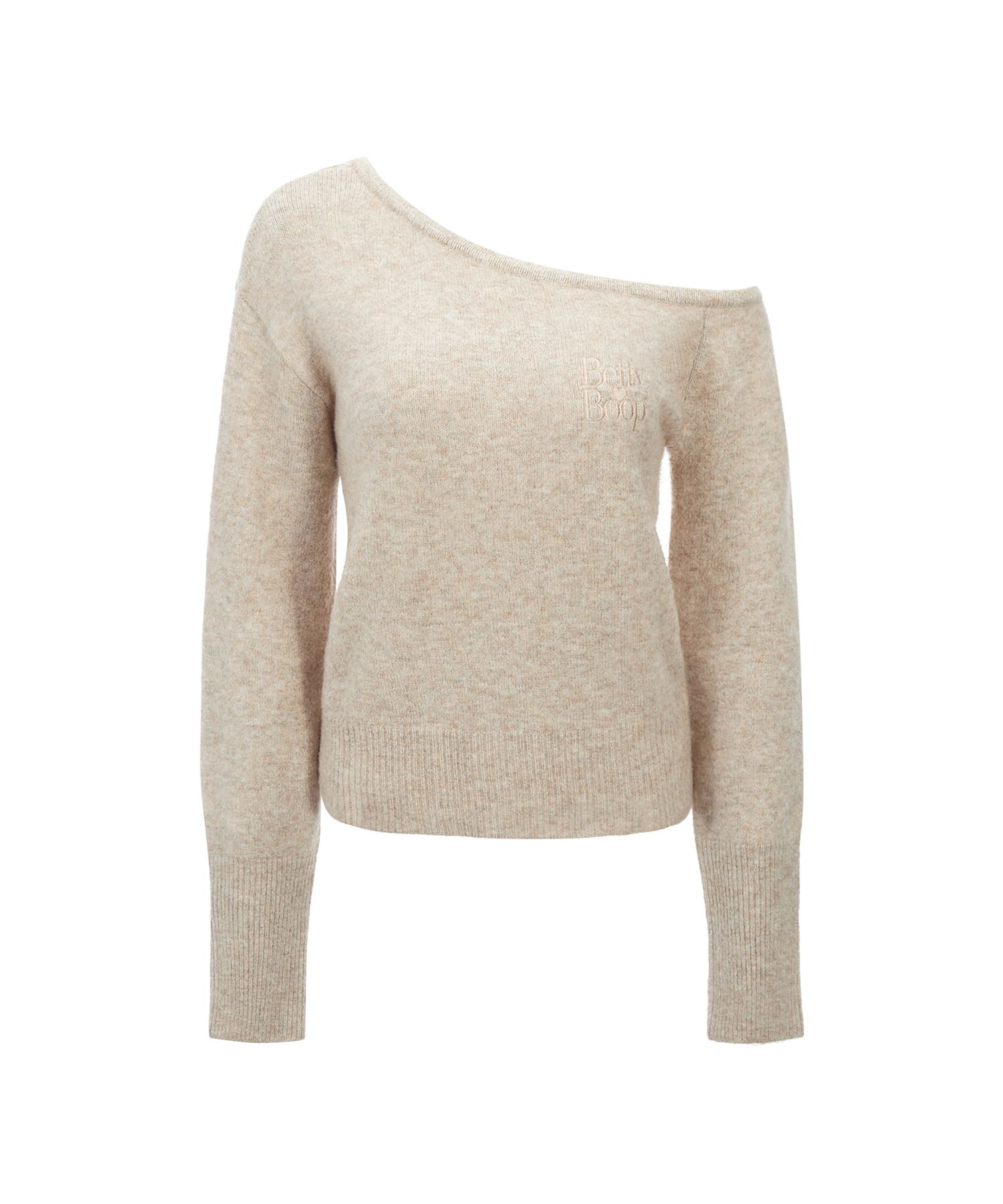 【2025年製 新品】 Betty CANVAS ULKIN | MUSINSA公式 Boop Knit_Oatmeal Shoulder One トップス