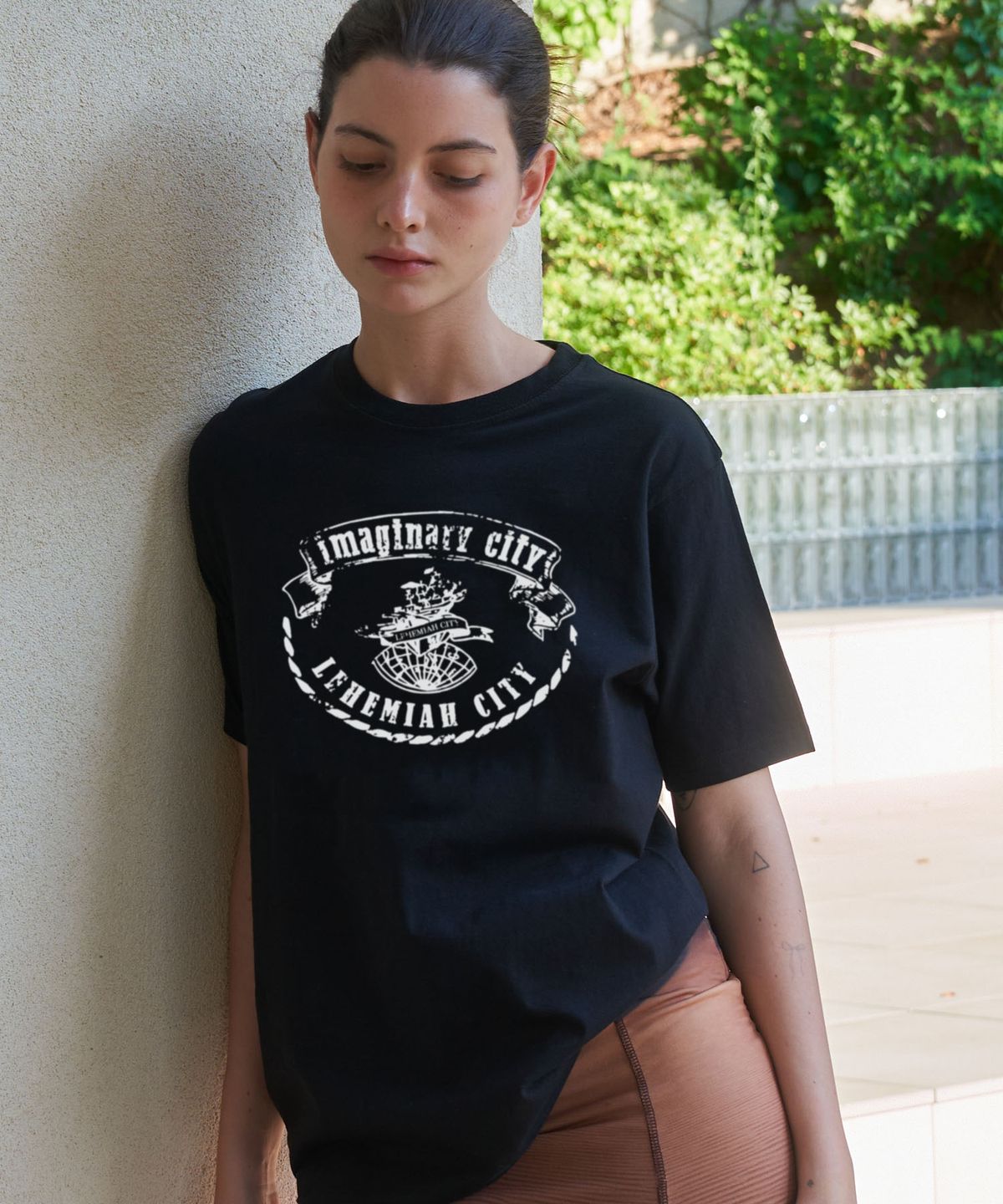 르헤미아(LEHEMIAH) (Standard) Vintage graphic t-shirt _ Black