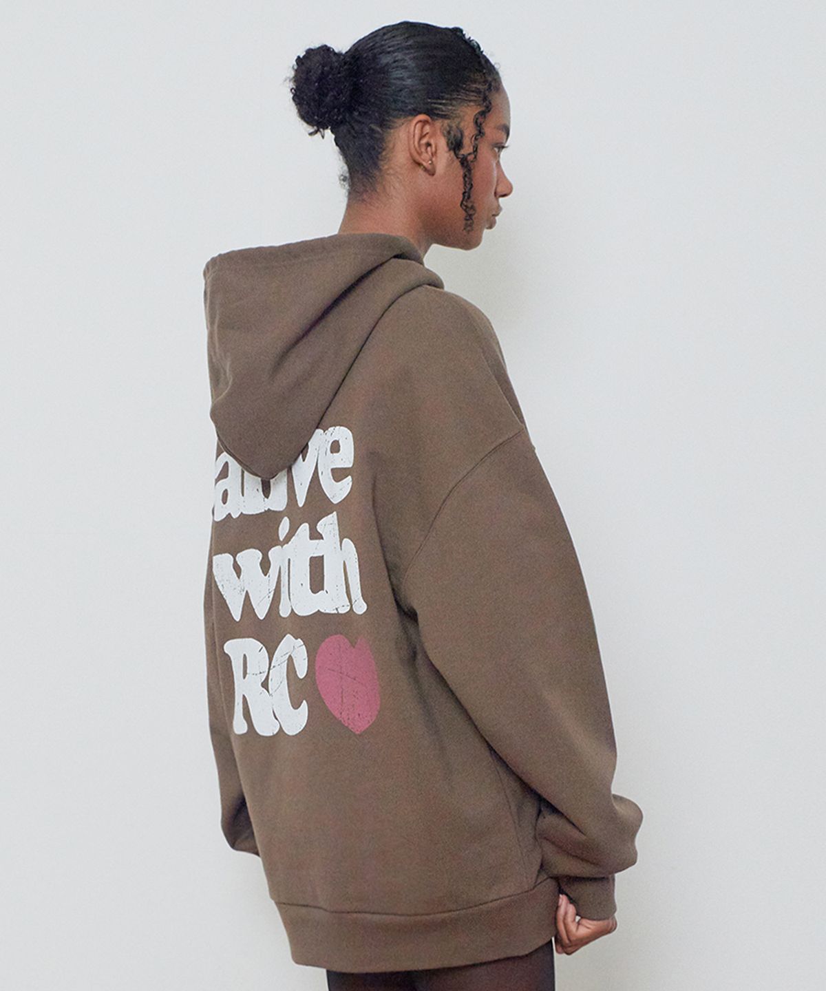 리트리버클럽(RETRIEVER CLUB) ALIVE HOODIE [BROWN]