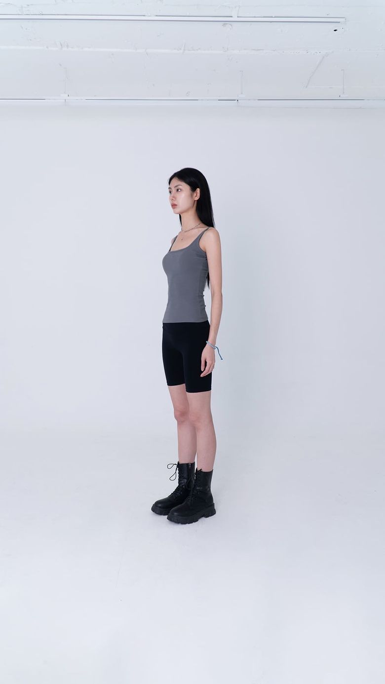 logo embroid sleeveless (cool grey)