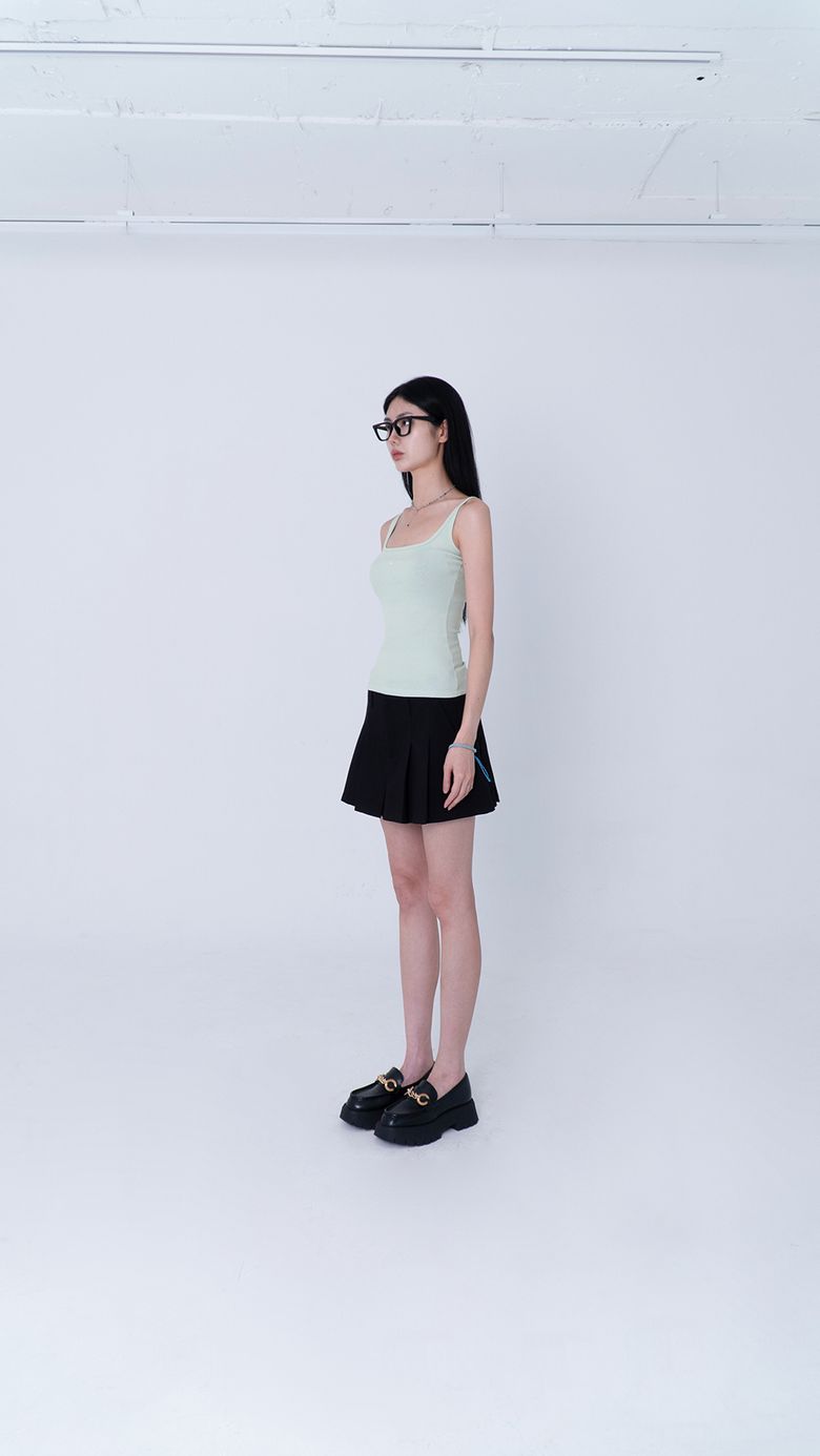 logo embroid sleeveless (pistachio)