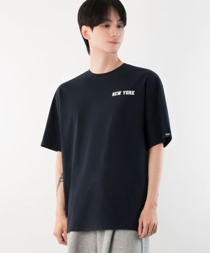 면 16수 오버핏 아트그래픽 반팔티셔츠 (1027)