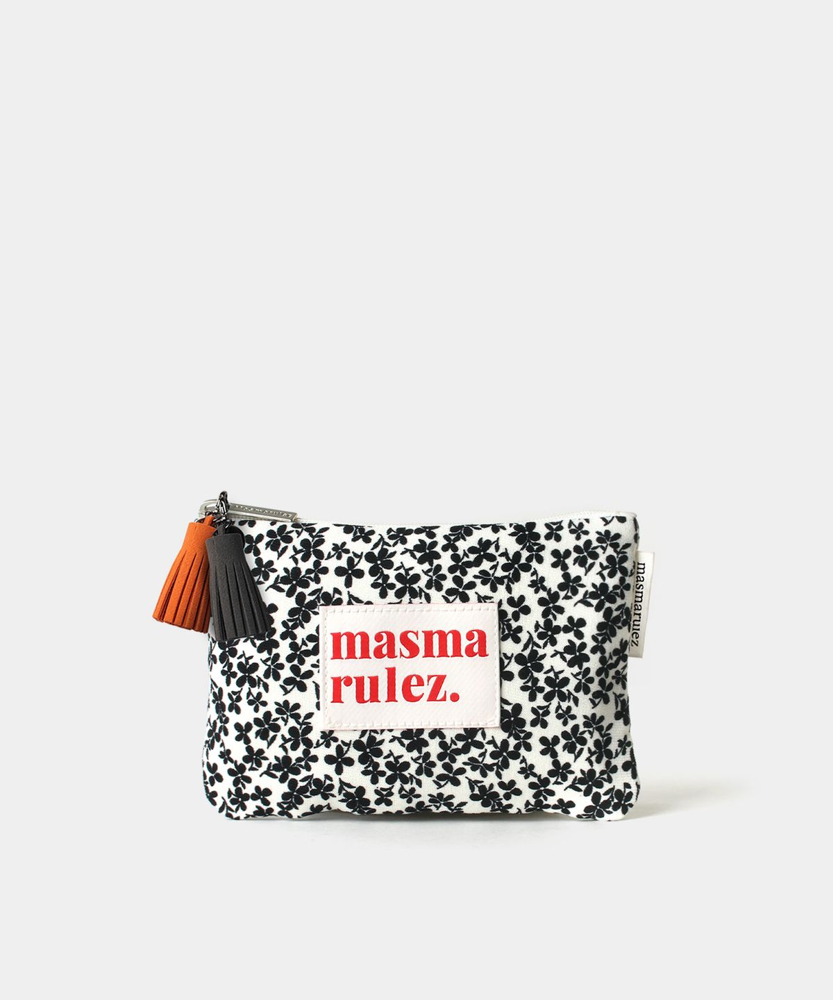 마스마룰즈(MASMARULEZ) Basic pouch_Black flower