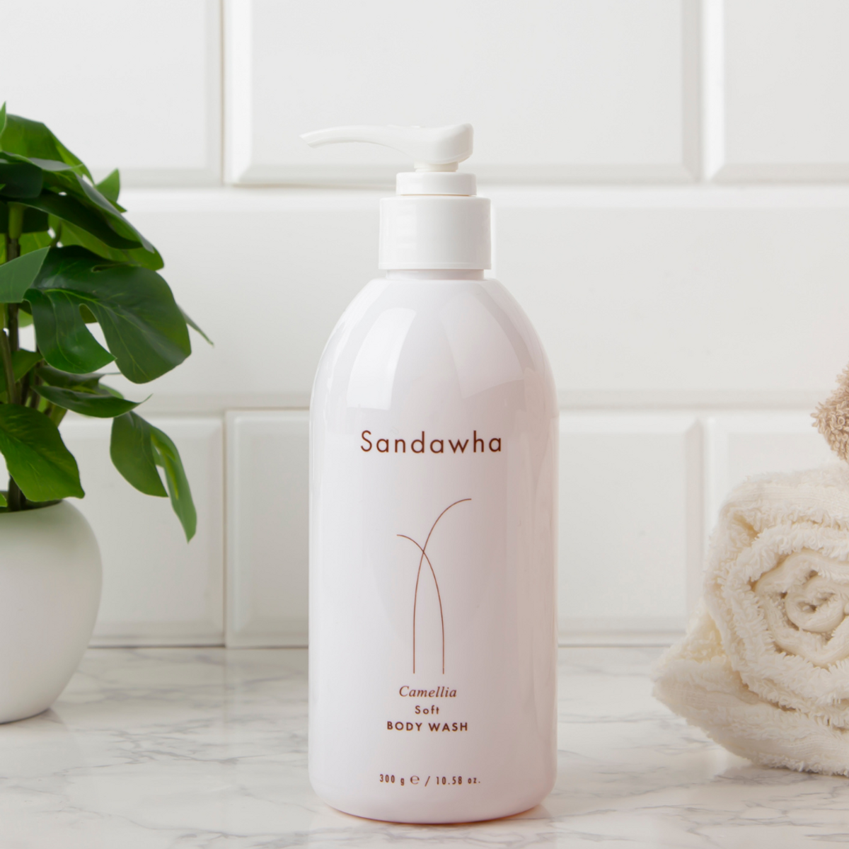 산다화(SANDAWHA) 카멜리아 소프트 바디 워시 300g