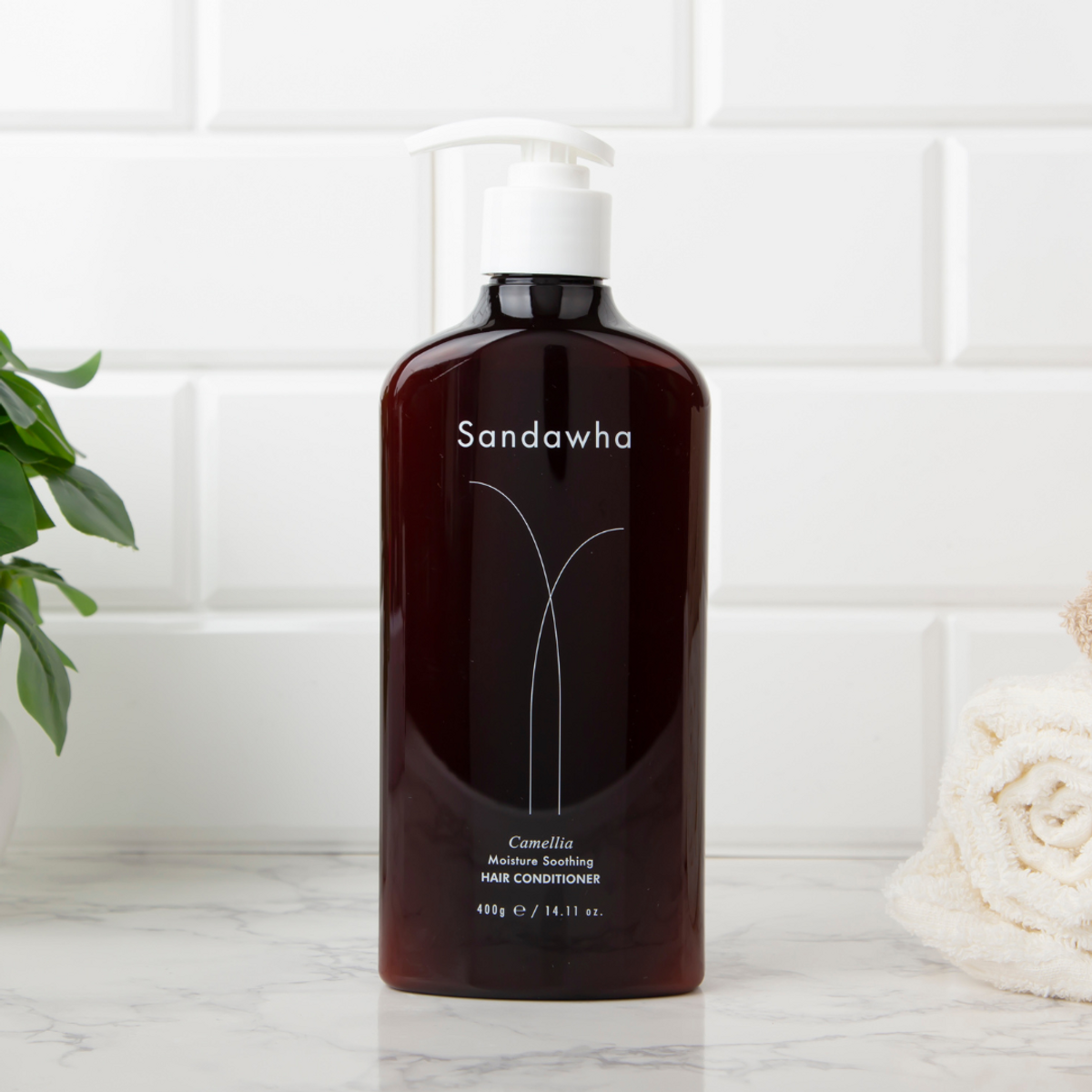 산다화(SANDAWHA) 카멜리아 모이스춰 수딩 헤어 컨디셔너 400ml