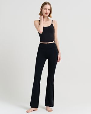 기모 데일리 10부 부츠컷 레깅스(FMLG1014W)_뉴블랙