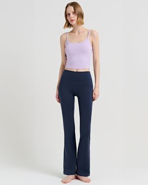 기모 데일리 10부 부츠컷 레깅스(FMLG1014W)_ 이브닝 블루