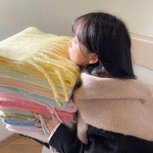 플레인 마카롱 무지 롱 머플러 14color