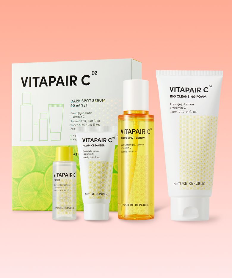 [SET] 비타페어C 잡티세럼 90ml 대용량 기획세트+빅 폼 클렌징 300ml