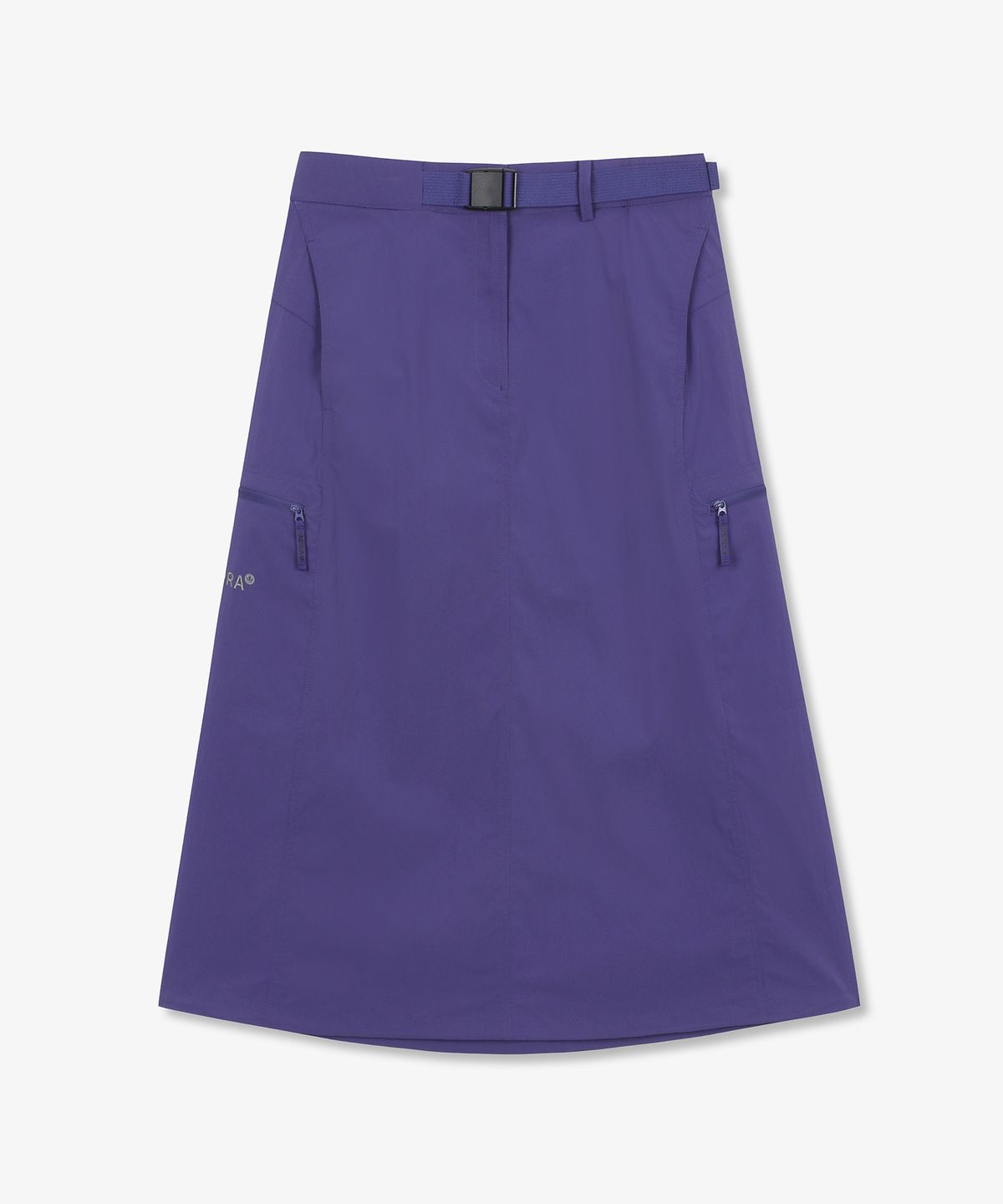 수프라(SUPRA) 여성 벨트 포인트 롱 스커트(PURPLE)