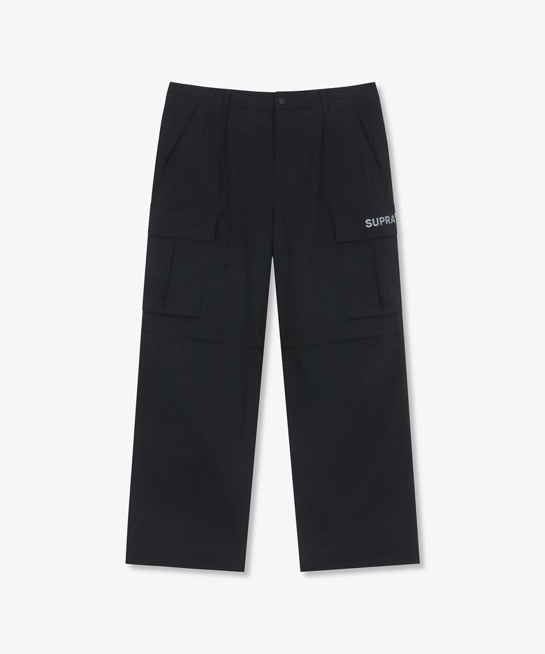 디테처블 2WAY 포켓 카고 팬츠 (BLACK)