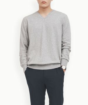 소프트 코지 베이직 브이넥 니트(5 COLOR, MEN)