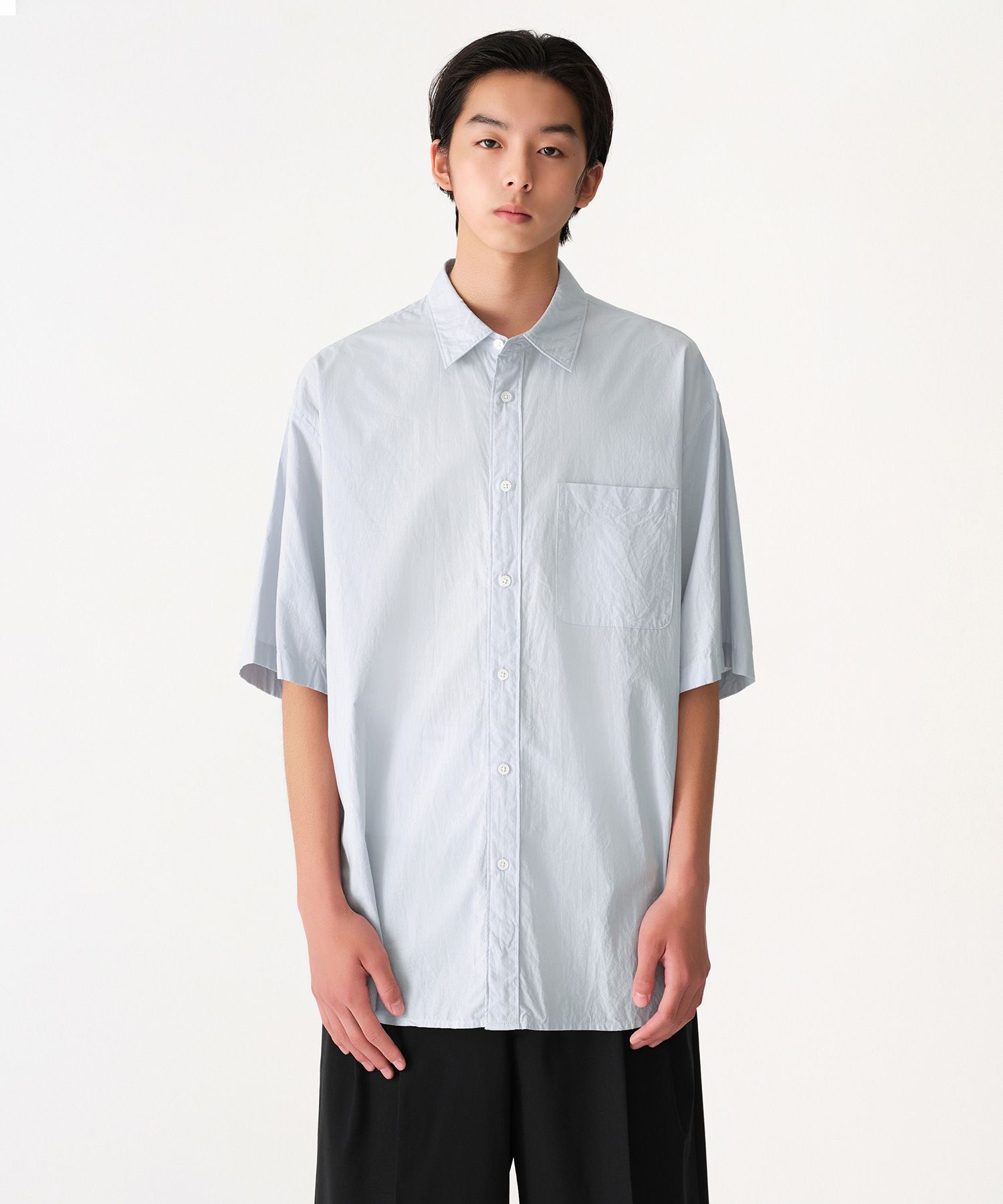 ★MUSINSA STANDARD★ Relaxed Micro Seersucker Shirt Sky Blue MUSINSA | MUSINSA STANDARD Relaxed Micro Seersucker Short