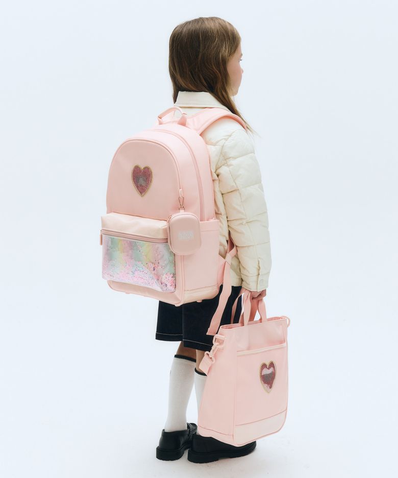 KIDS SPANGLE BACKPACK light pink