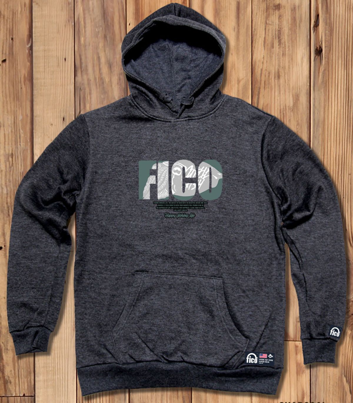 돌돌(DOLDOL) FICO-HOODY-194  익스트림 낚시 브랜드 피코 갑오징어 후드티