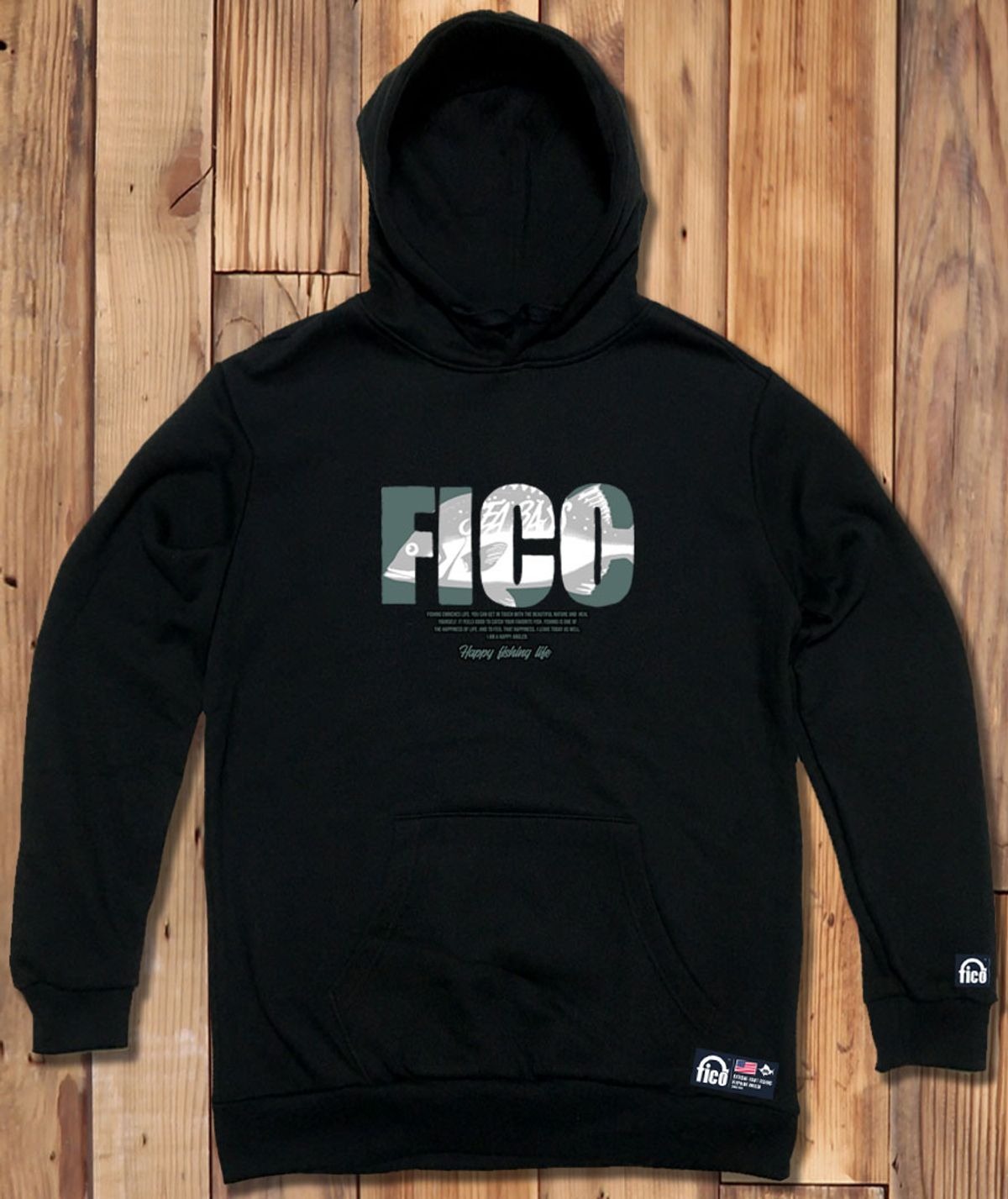돌돌(DOLDOL) FICO-HOODY-196  익스트림 낚시 브랜드 피코 농어 후드티