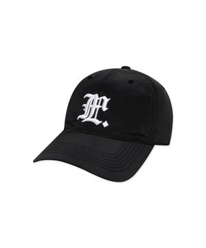 GOTHIC NYLON 6PANEL CAP black