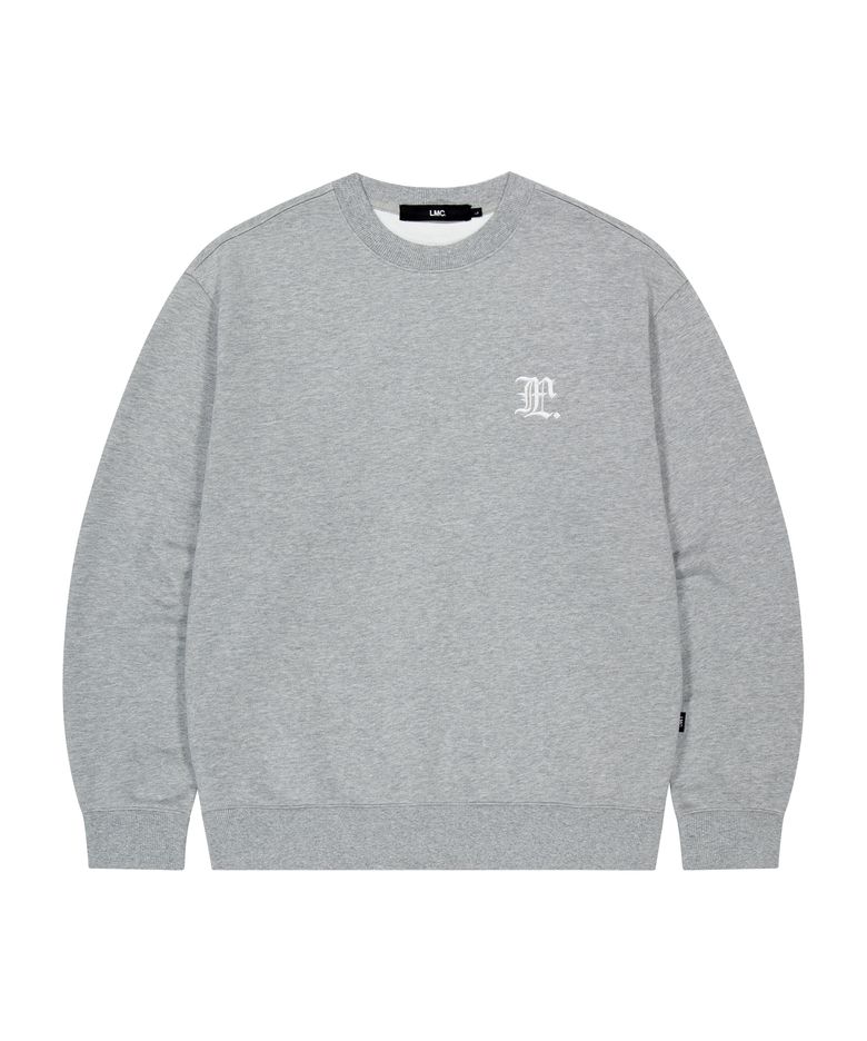 GOTHIC SWEATSHIRT heather gray