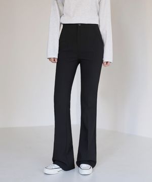 시크릿밴딩 스판 부츠컷 롱 슬랙스