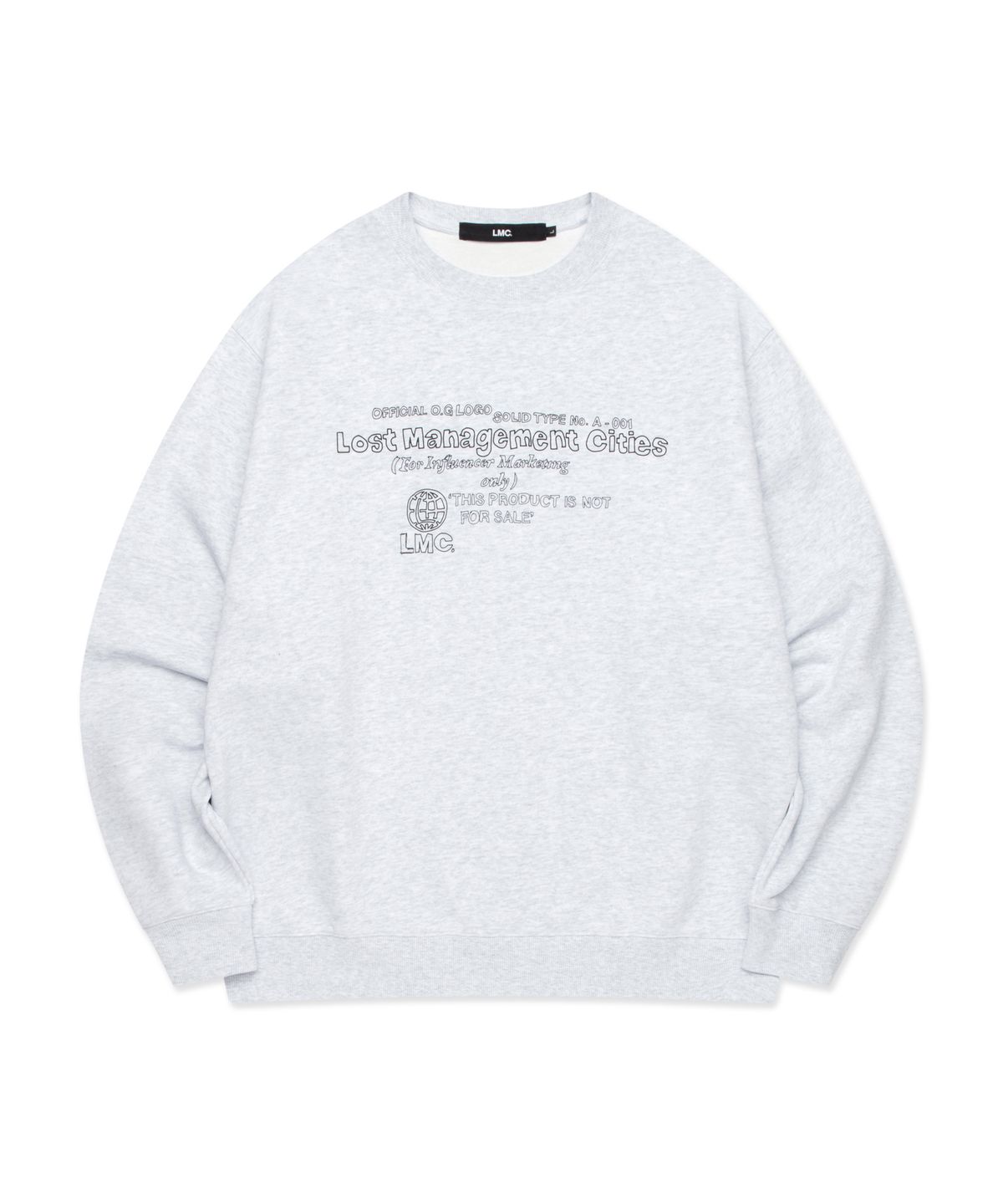 엘엠씨(LMC) FN OG DOODLE SWEATSHIRT light heather gray