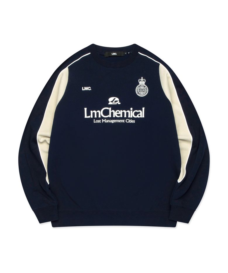 CHEMICAL SOCCER SWEATSHIRT navy