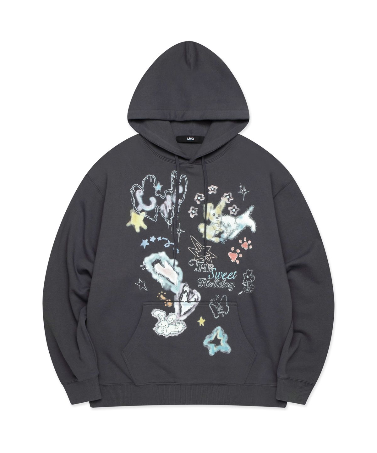 엘엠씨(LMC) SKETCH DOODLE HOODIE charcoal