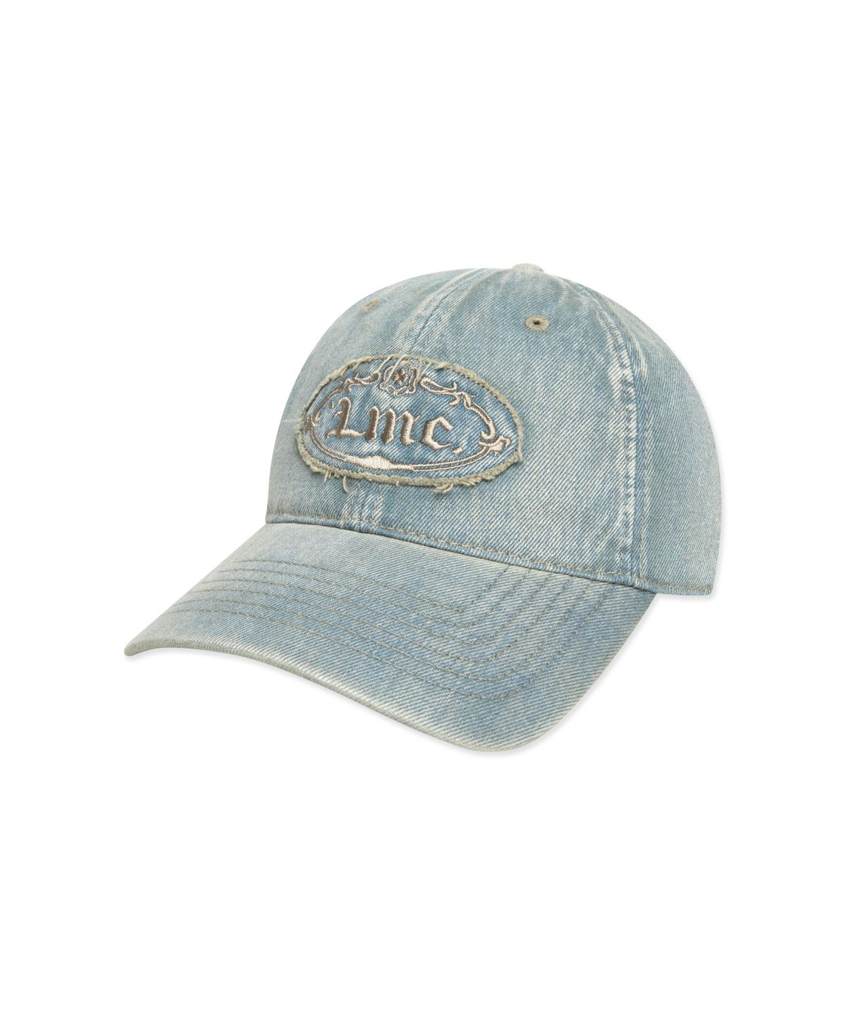엘엠씨(LMC) WASHED DENIM GOTHIC OVAL 6PANEL CAP Sand