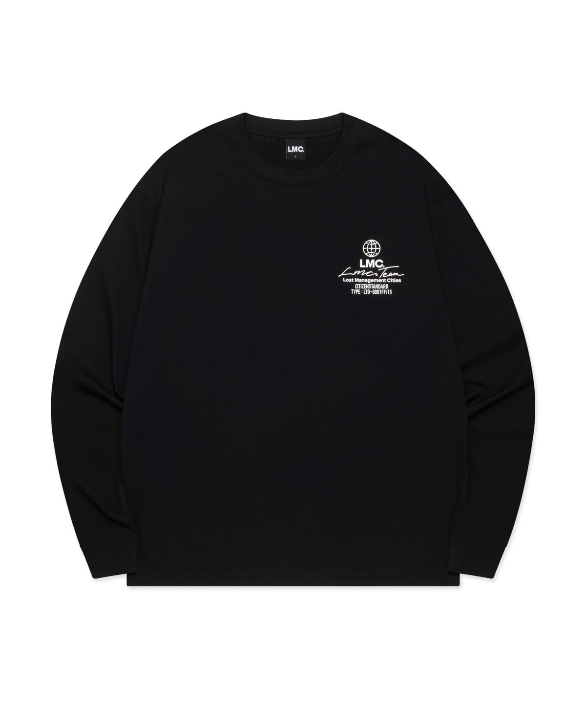 엘엠씨(LMC) SIGNATURE GLOBE LONG SLV TEE black