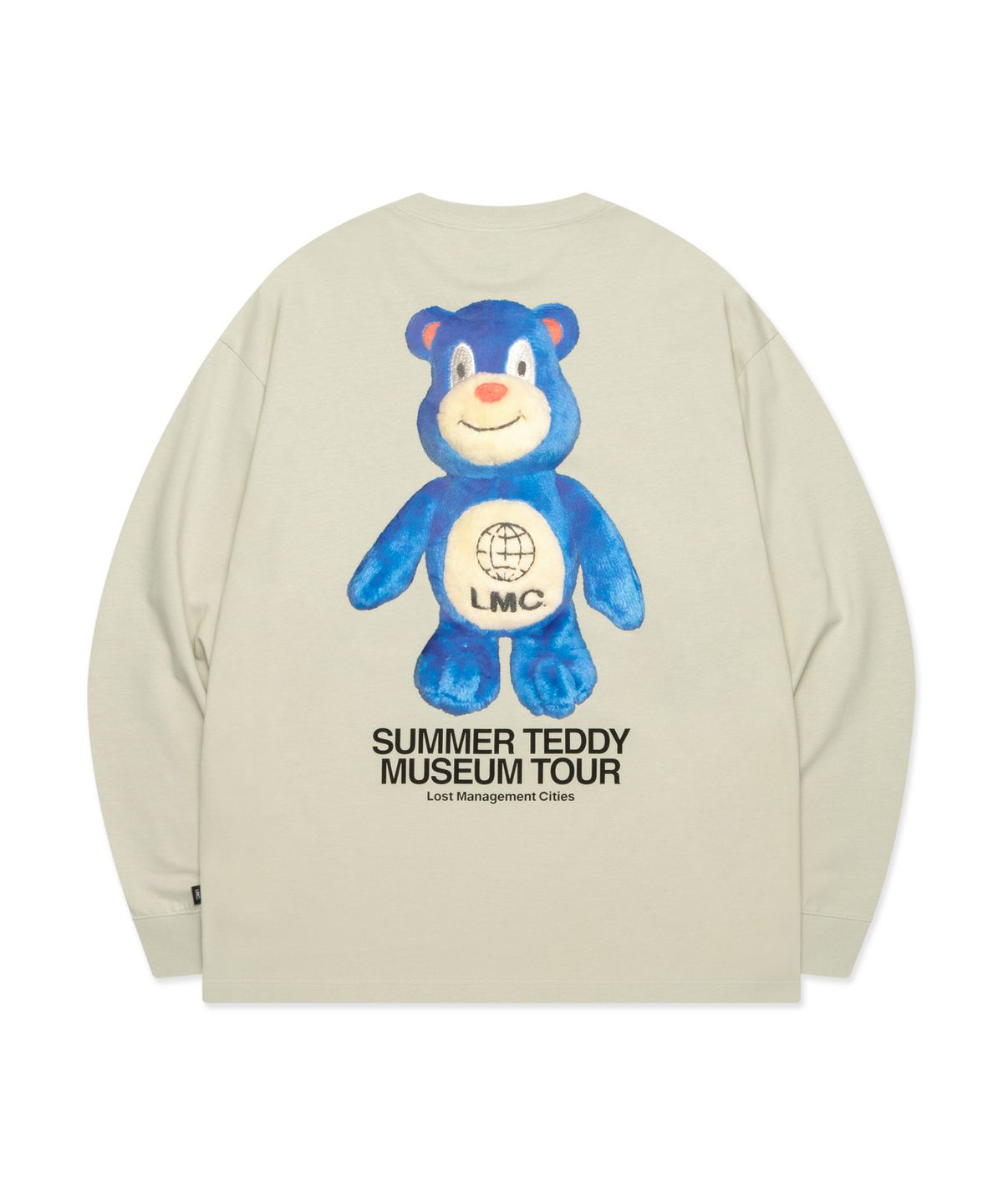 엘엠씨(LMC) SUMMER TEDDY MUSEUM TOUR LONG SLV TEE sand