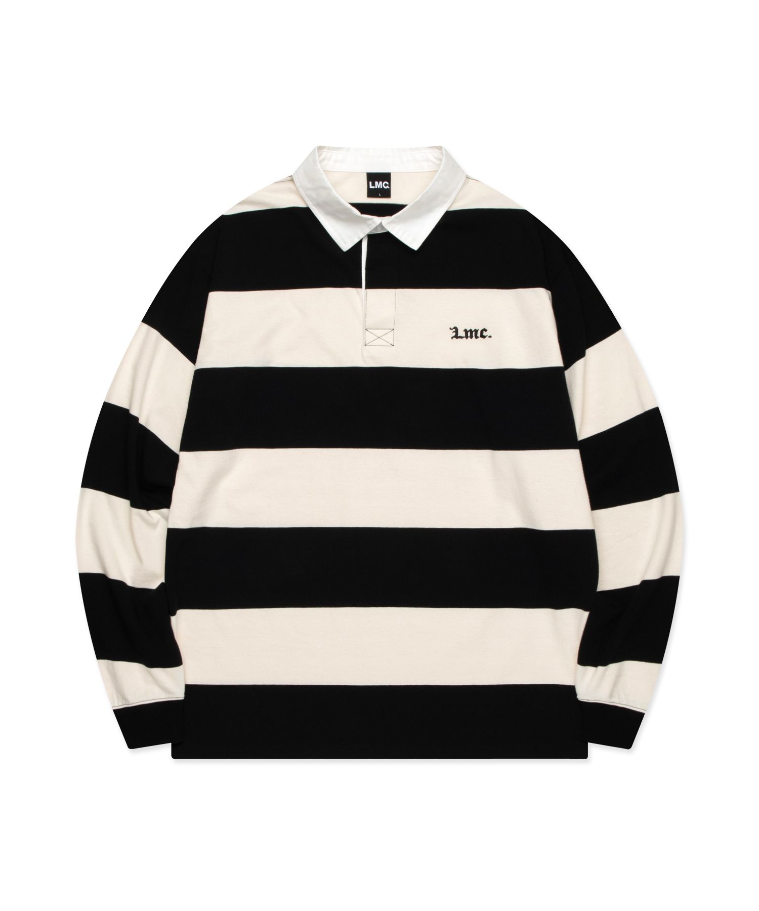 さらに100円引き◆LMC◆STRIPE GOTHIC NAME RUGBY SHIRT MUSINSA | LMC STRIPE GOTHIC NAME RUGBY SHIRT black
