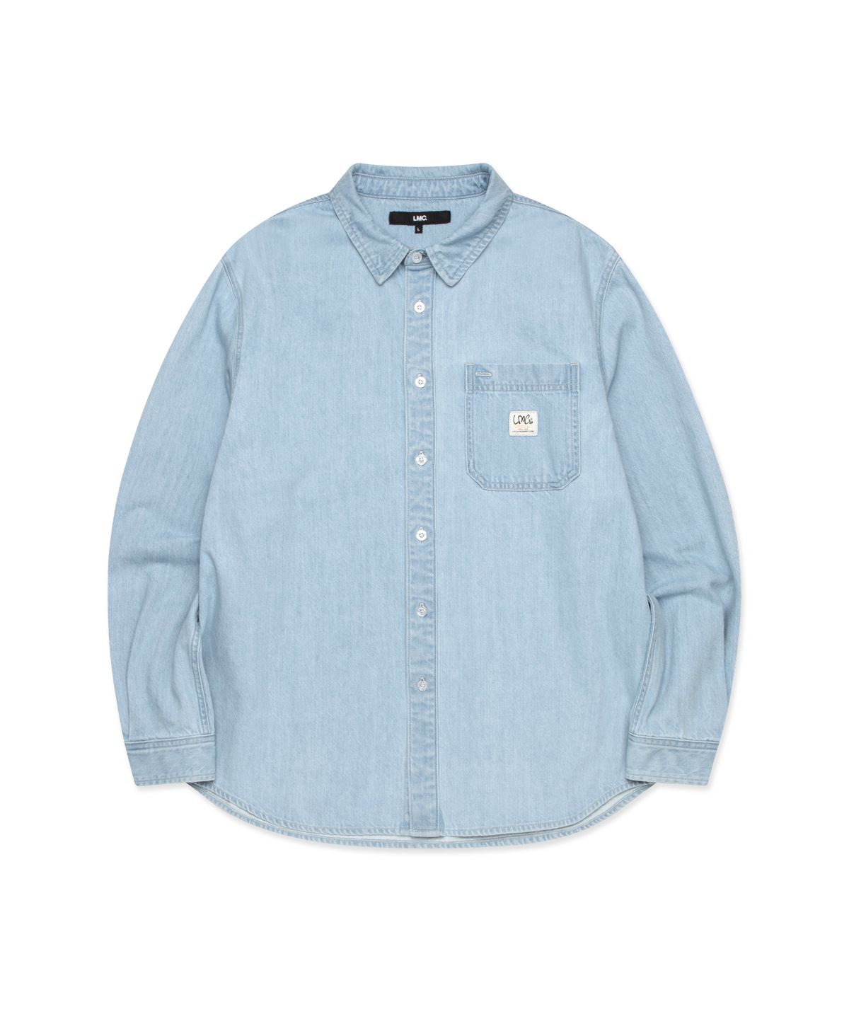 엘엠씨(LMC) OVERSIZED DENIM SHIRT light blue