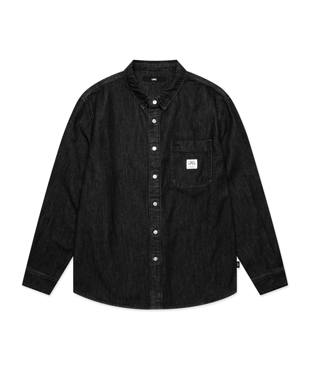 엘엠씨(LMC) OVERSIZED DENIM SHIRT Black