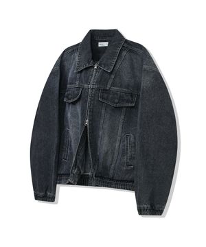 87-STAN119 [클래식] 빈티지 워싱 워크 데님 자켓 빈티지 블루